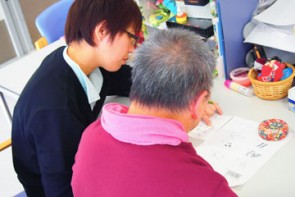 言語聴覚士による言語練習